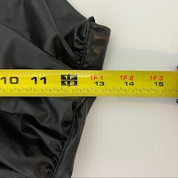 ZARA FAUX LEATHER CUT OUT DRESS | 2289/723 | - Picture 6 of 6